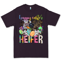 Plum happy easter heifer Premium Tee - Neo Western
