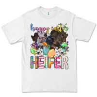 White happy easter heifer Premium Tee - Neo Western