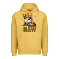 Antique Gold Boo haw Premium Hoodie - NancyCooperArtShop