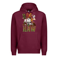 Burgundy Boo haw Premium Hoodie - NancyCooperArtShop