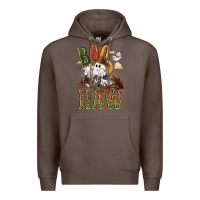 Coffee Boo haw Premium Hoodie - NancyCooperArtShop
