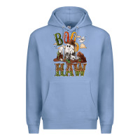 Colony Blue Boo haw Premium Hoodie - NancyCooperArtShop