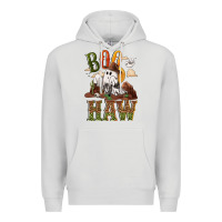Dove Grey Boo haw Premium Hoodie - NancyCooperArtShop