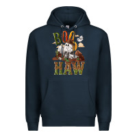 Navy Boo haw Premium Hoodie - NancyCooperArtShop