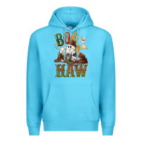 Ocean Blue Boo haw Premium Hoodie - NancyCooperArtShop