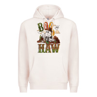 Pale Pink Boo haw Premium Hoodie - NancyCooperArtShop