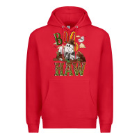 Red Boo haw Premium Hoodie - NancyCooperArtShop
