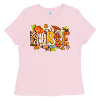 Bubblegum Pink fall nurse Ladies Tee - Zillion Design Studio