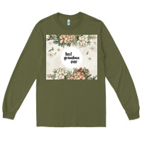 Army Green best garandma ever Long Sleeve Tee - MaliasSmallBusiness