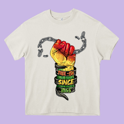 Free Ish Since 1865 Heavy Core Tee Designed By Barkaloodesign