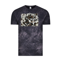 Cloud Black cowhide background Vintage Tee - BarkalooDesign
