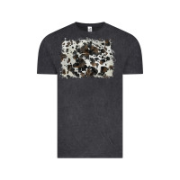 Vintage Black cowhide background Vintage Tee - BarkalooDesign