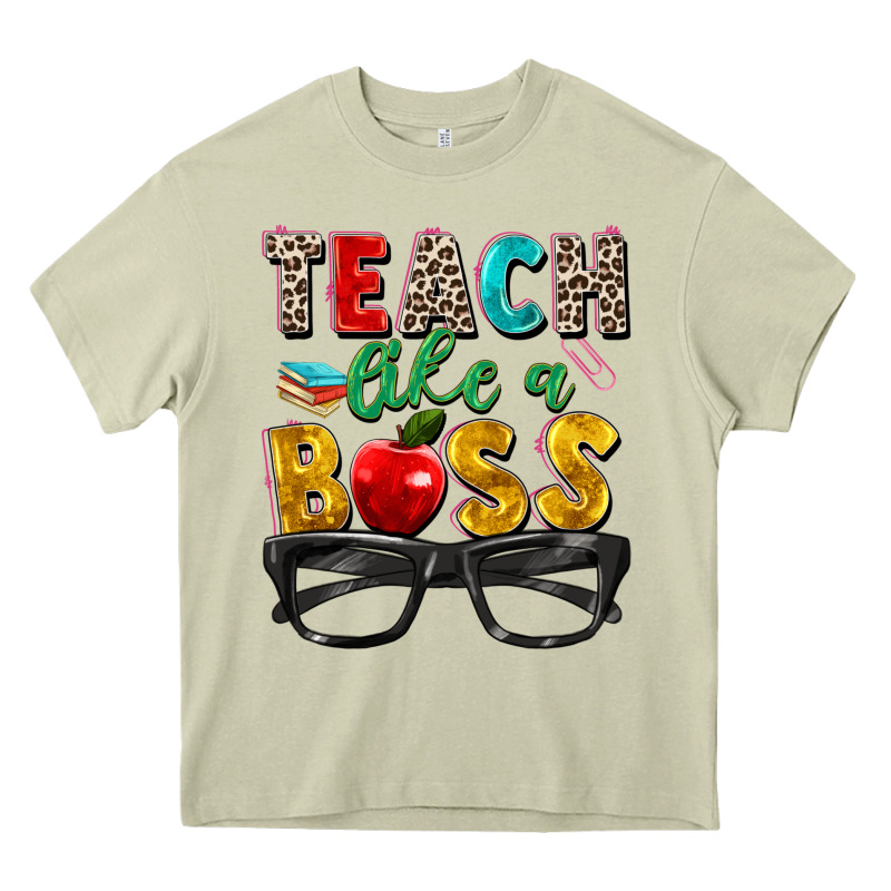 Teach Like A Boss Heavy Core Tee by Zillion Design Studio | Teevron