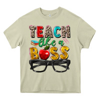 Mossy teach like a boss Heavy Core Tee - Zillion Design Studio