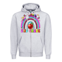 Heather Grey 2 nd grade Zipper Hoodie - BundleAndBundleShop
