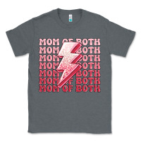 Charcoal Heather mom of both girls Classic Tee - MaliasSmallBusiness