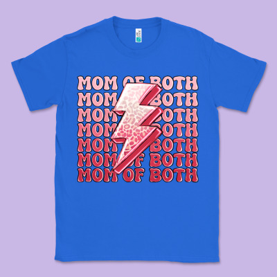 Mom Of Both Girls Classic Tee Designed By Maliassmallbusiness