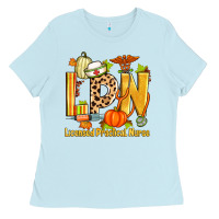 Baby Blue fall lpn licensed practical nurse Ladies Tee - Zillion Design Studio