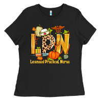 Black fall lpn licensed practical nurse Ladies Tee - Zillion Design Studio