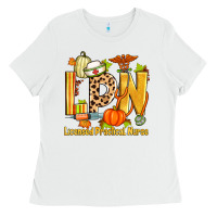 White fall lpn licensed practical nurse Ladies Tee - Zillion Design Studio