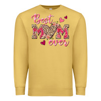 Antique Gold Best Mom Ever Premium Sweatshirt - texasbilliewilder