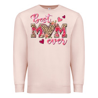 Pale Pink Best Mom Ever Premium Sweatshirt - texasbilliewilder