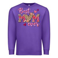 Purple Best Mom Ever Premium Sweatshirt - texasbilliewilder