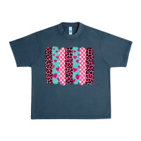 Midnight Navy valentine's day brushstrokes Urban Heavy Tee - BarkalooDesign