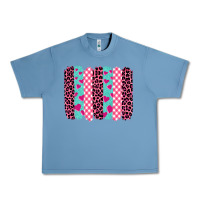 Pebble Blue valentine's day brushstrokes Urban Heavy Tee - BarkalooDesign