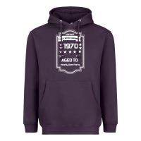 Plum vintage quality without compromise 1970 Heavyweight Hoodie - Bettercallsaul