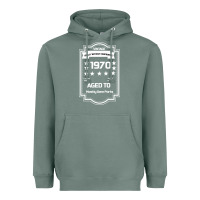 Sage vintage quality without compromise 1970 Heavyweight Hoodie - Bettercallsaul