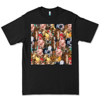 Black western farm animals seamless pattern Premium Tee - HRA Design Shop