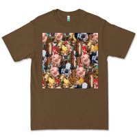 Cacao western farm animals seamless pattern Premium Tee - HRA Design Shop