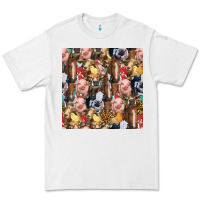 White western farm animals seamless pattern Premium Tee - HRA Design Shop