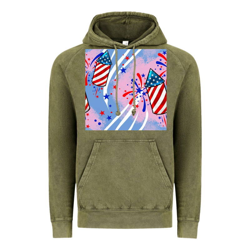 Patriotic Fireworks Vintage Hoodie by BundleAndBundleShop | Teevron