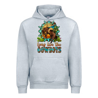 Heather Grey long live the cowboys Urban Hoodie - OliviaCreatesArt