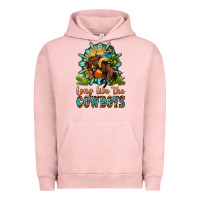 Pigment Salmon long live the cowboys Urban Hoodie - OliviaCreatesArt