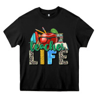 Black teacher life Heavy Core Tee - Zillion Design Studio