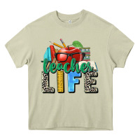 Mossy teacher life Heavy Core Tee - Zillion Design Studio