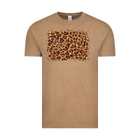 Vintage Coffee leopard background Vintage Tee - BarkalooDesign