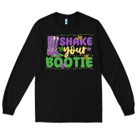Black shake your bootie Long Sleeve Tee - MaliasSmallBusiness