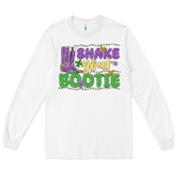 White shake your bootie Long Sleeve Tee - MaliasSmallBusiness