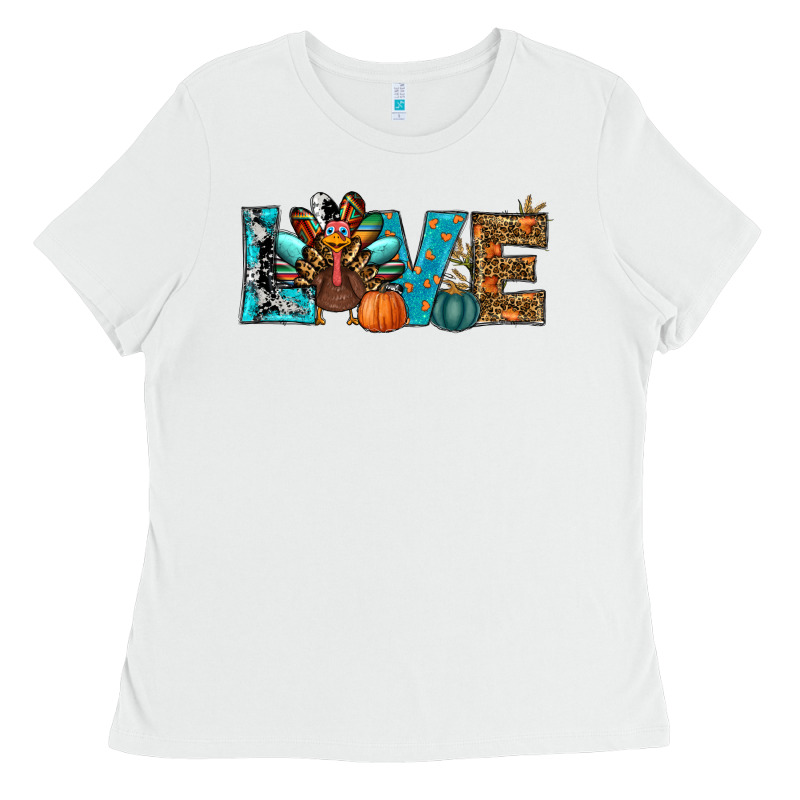 Love Thanksgivings Turkey Ladies Tee by RanaPortraitStore | Teevron