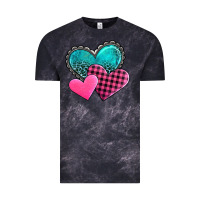 Cloud Black valentine's day hearts Vintage Tee - AdoDesignShop
