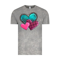 Cloud Rock valentine's day hearts Vintage Tee - AdoDesignShop