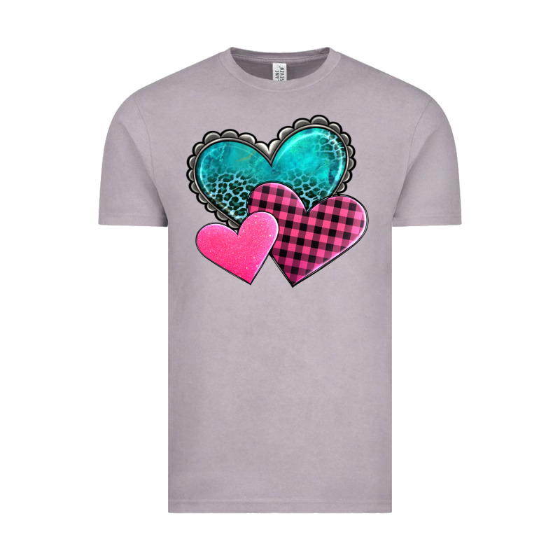 Valentine's Day Hearts Vintage Tee by AdoDesignShop | Teevron