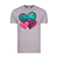 Vintage Zinc valentine's day hearts Vintage Tee - AdoDesignShop