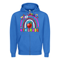 True Royal 4 th  grade Zipper Hoodie - BundleAndBundleShop