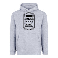 Heather Grey vintage quality without compromise 1970 Heavyweight Hoodie - Bettercallsaul
