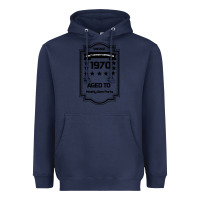 Navy vintage quality without compromise 1970 Heavyweight Hoodie - Bettercallsaul